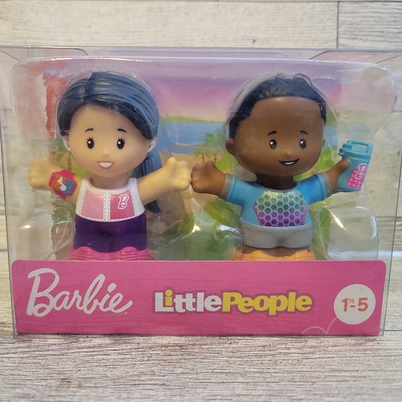 BARBIE Fisher-Price Little People Athletic Wellness Healthy Exercise Yoga NWT - Picture 2 of 4